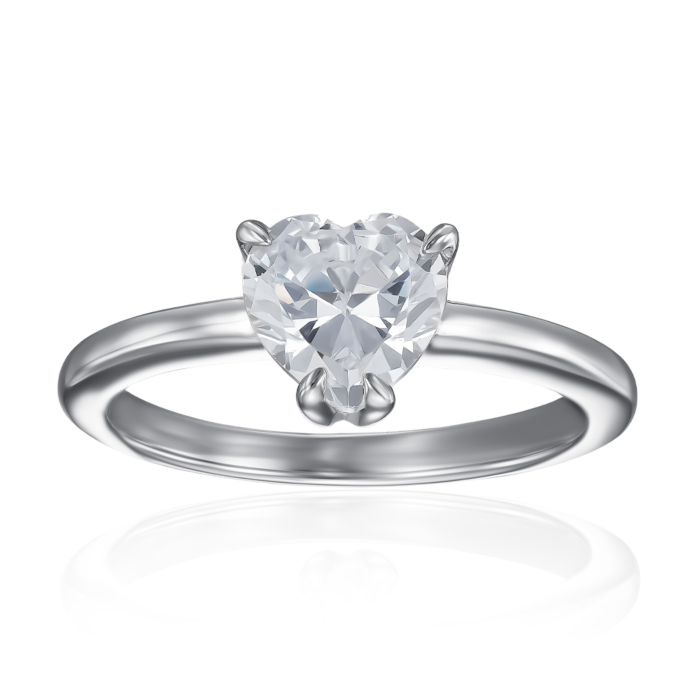 Серебряное кольцо с фианитом. Артикул ML13887A-R/12/1