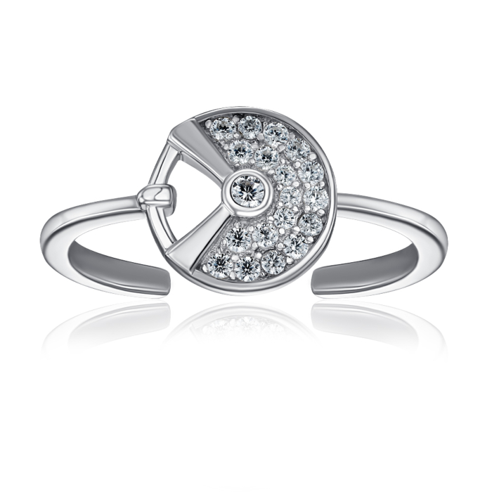 Серебряное кольцо с фианитами. Артикул ML14425A-R/12/1