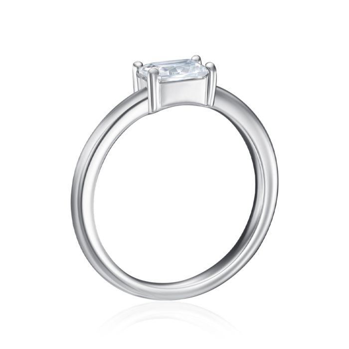 Серебряное кольцо с фианитом. Артикул ML14699A-R/12/1