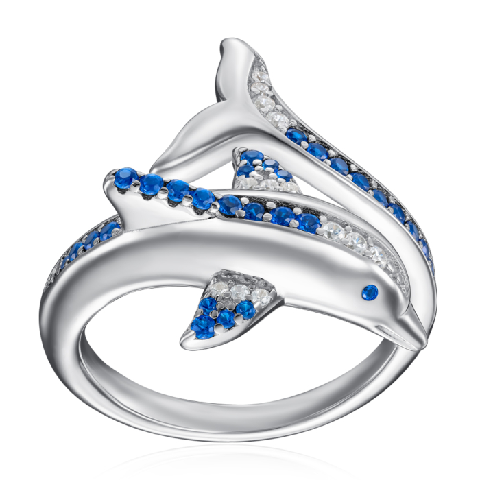 Серебряное кольцо с фианитами. Артикул ML14788A-R/12/1511