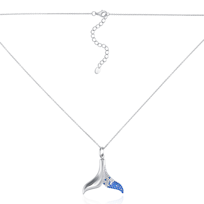 Серебряное колье с фианитами. Артикул MN12237AA-K/12/1511