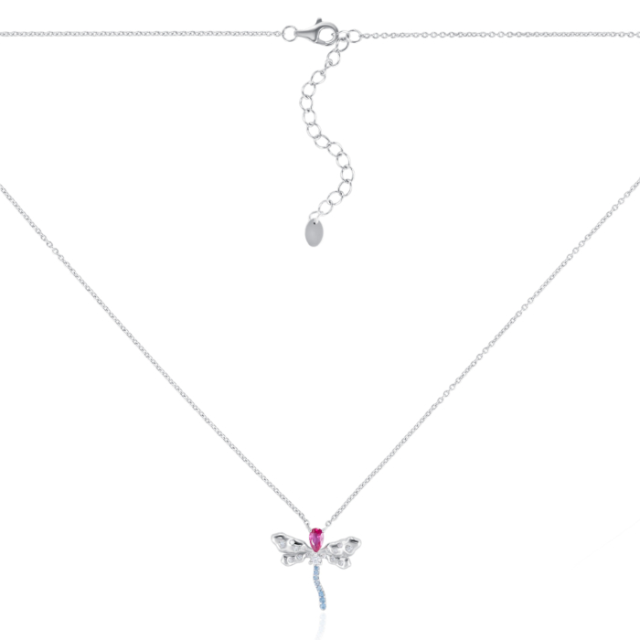 Серебряное колье с фианитами. Артикул MN12250AA-K/12/4821