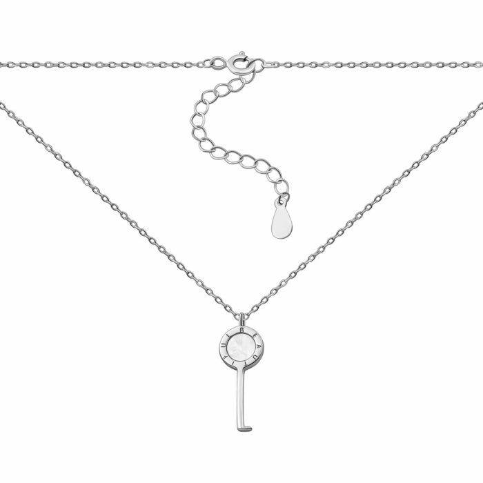 Серебряное колье с перламутром. Артикул UG5N002148