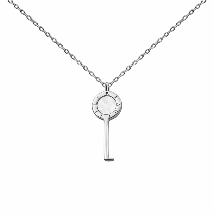 Серебряное колье с перламутром. Артикул UG5N002148