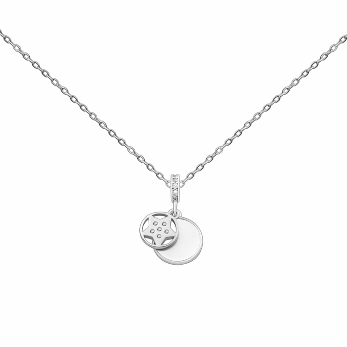 Срібне кольє з перламутром. Артикул UG5N002167