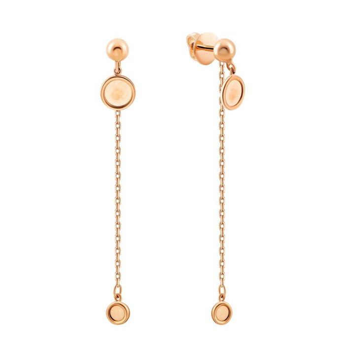 Золоті сережки-підвіски. Артикул UG52/50/086