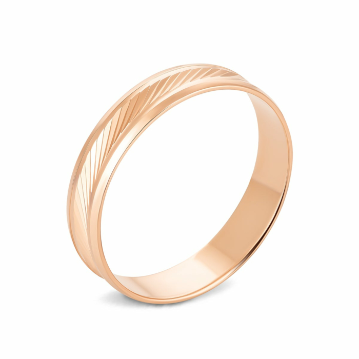 Обручка з алмазною гранню. Артикул UG5АОБ1.40