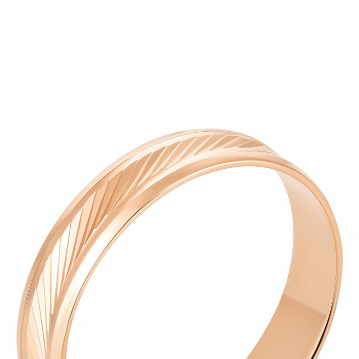 Обручка з алмазною гранню. Артикул UG5АОБ1.40