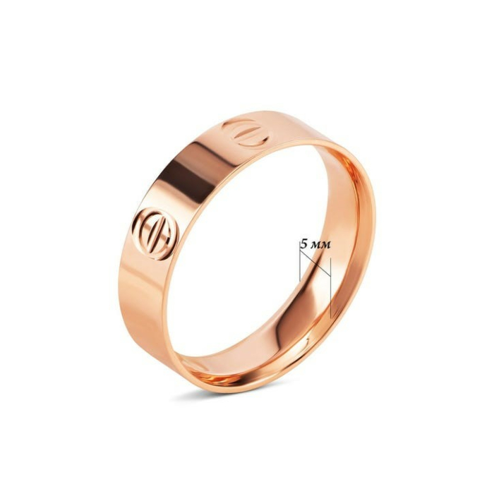 Обручальное кольцо с алмазной гранью. Артикул UG510/0378/00/01/01 (8076/01/0)