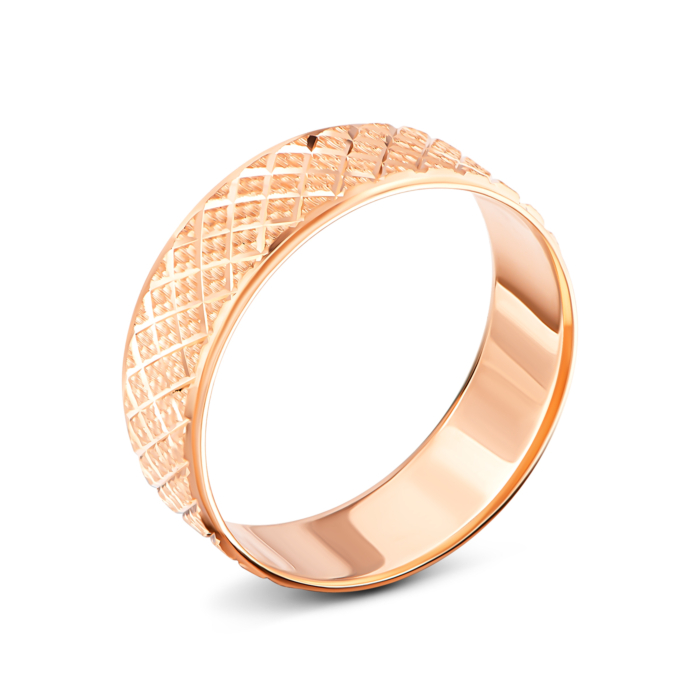 Обручка з алмазною гранню.Артикул UG58122010301