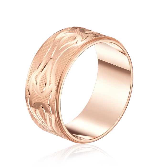 Обручка з алмазною гранню. Артикул 10101/16