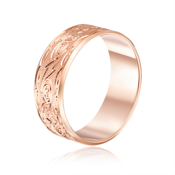 Обручка з алмазною гранню. Артикул 1070/9