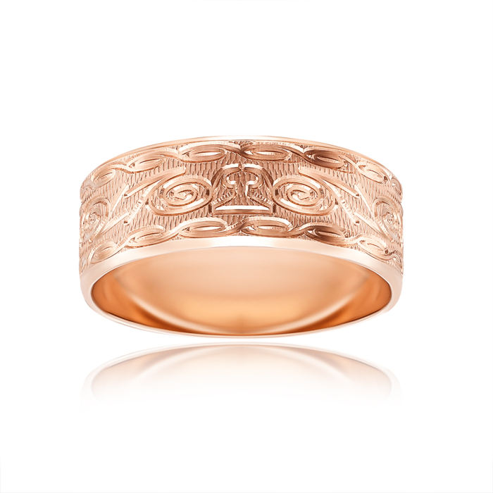 Обручка з алмазною гранню. Артикул 1070/9