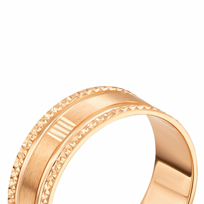 Обручка з алмазною гранню.Артикул UG52014