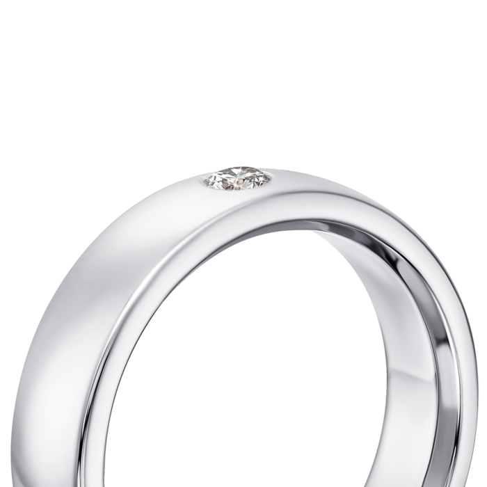 Обручка з діамантом. Артикул 1004/3б