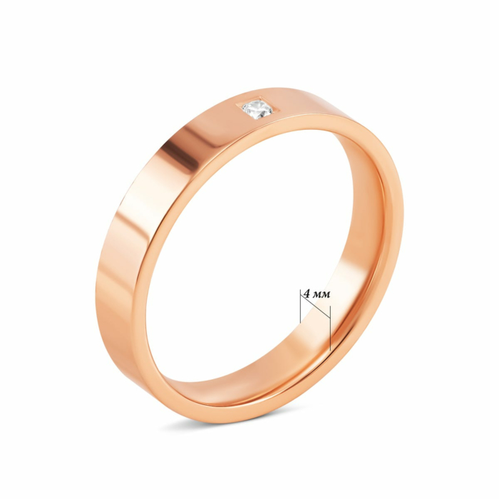 Обручка з фіанітом. Артикул UG511/0353/00/01/01 (8060/01/1)