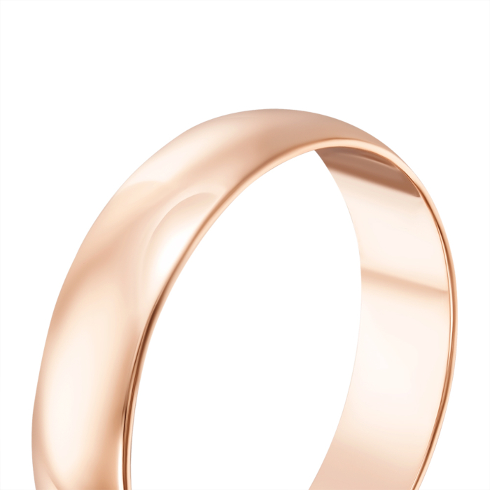 Обручальное кольцо классическое. Артикул 1001/4-375