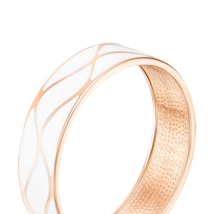 Обручальное кольцо с эмалью. Артикул 100021-1/01/0/483