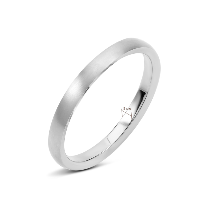 Обручальное кольцо классическое. Американская модель. Артикул UG510/0480/02/01/02