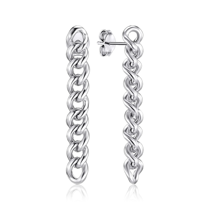 Срібні сережки без вставки OCAXD000045-E/12