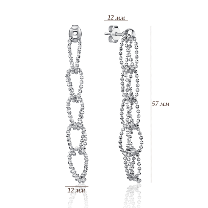 Срібні сережки OCFXD000120-E/12