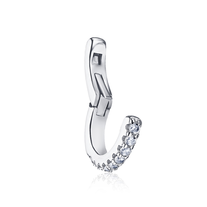 Срібні кафи з фіанітами OE03142F-E/12/1