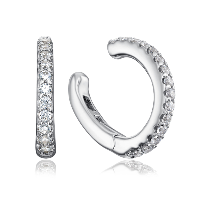 Срібні сережки з фіанітами. Артикул OE03159A-E/12/1