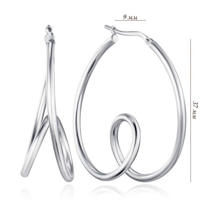 Серебряные серьги. Артикул OF036-0005-E/12