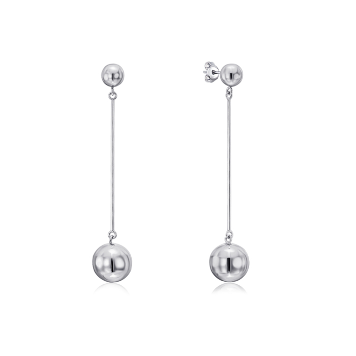 Срібні сережки-підвіски. Артикул OFAXD000054-E/12