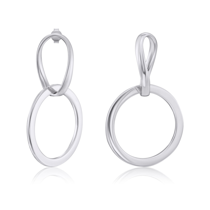 Серебряные серьги-подвески. Артикул OFAXD000089-E/12