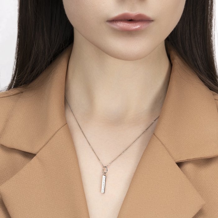 Срібна підвіска Forever, Артикул OP03047A-P/12