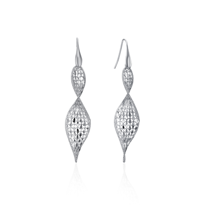 Срібні сережки-підвіски. Артикул OR001-E/12