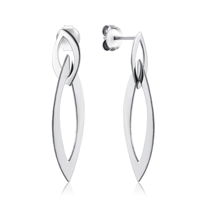 Срібні сережки. Артикул ORT 8788 RH-E/12