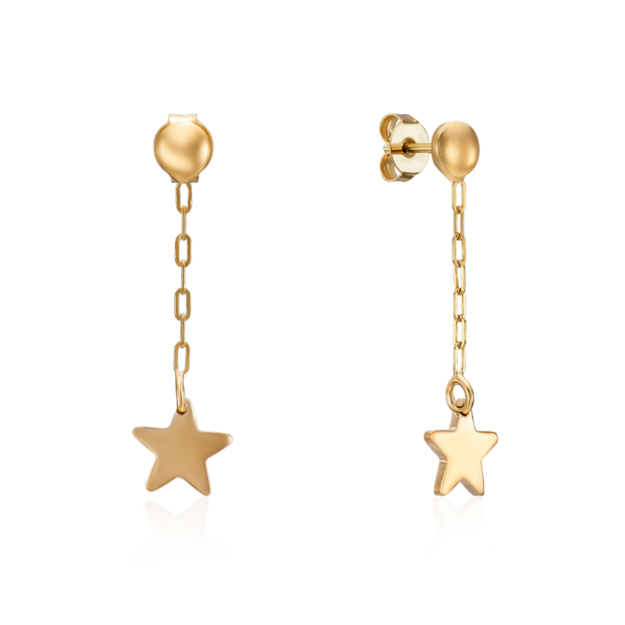 Срібні позолочені сережки. Артикул ORT  8627 G-E/20