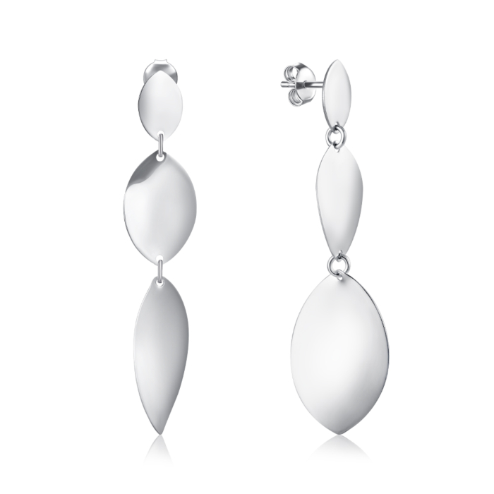 Серебряные серьги. Артикул ORT  7932 G-E/12