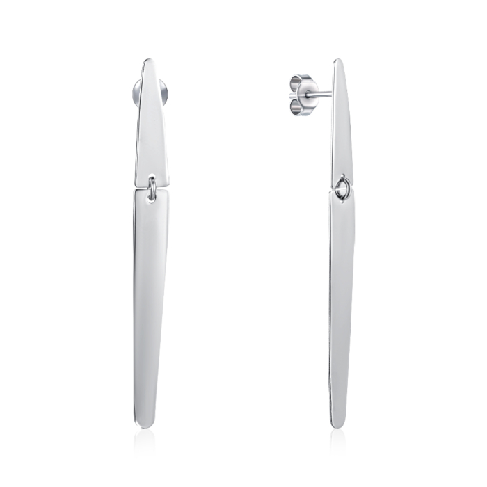 Срібні сережки. Артикул ORT  8868 G-E/12