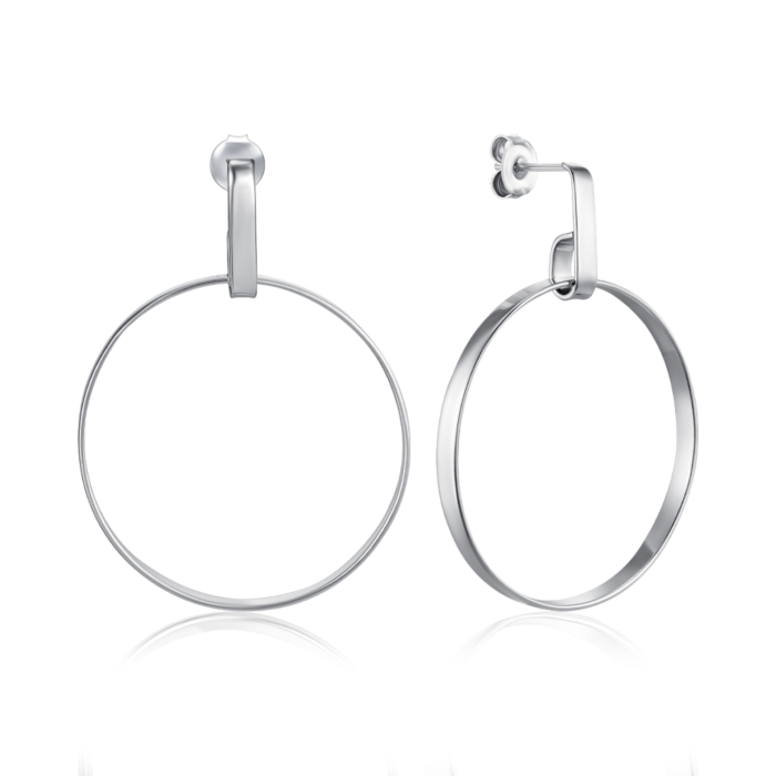Серебряные серьги. Артикул ORT  8950 G-E/12