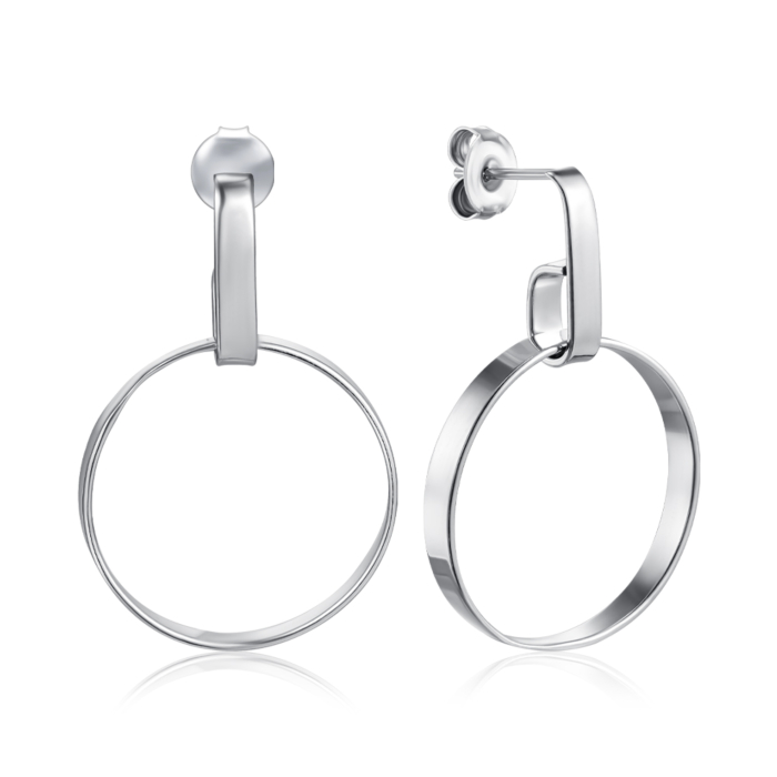 Срібні сережки. Артикул ORT  8951 G-E/12