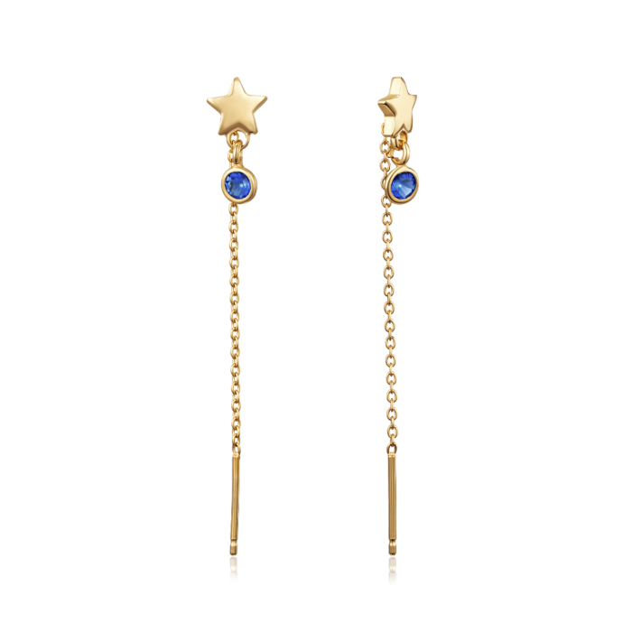 Серебряные серьги с фианитом. Артикул ORT_9047-E/20/1549