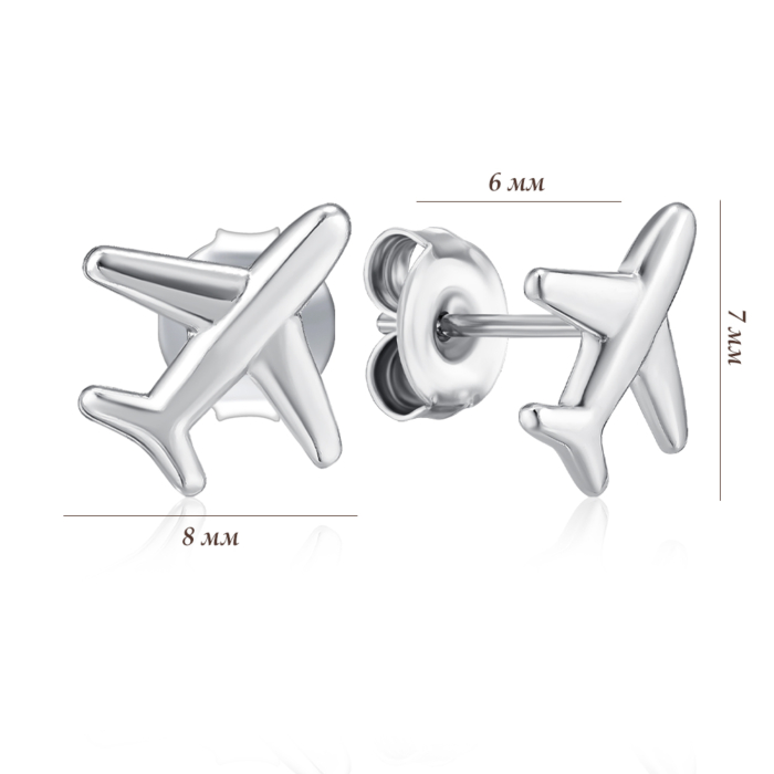 Серебряные серьги. Артикул ORT_9130-E/12