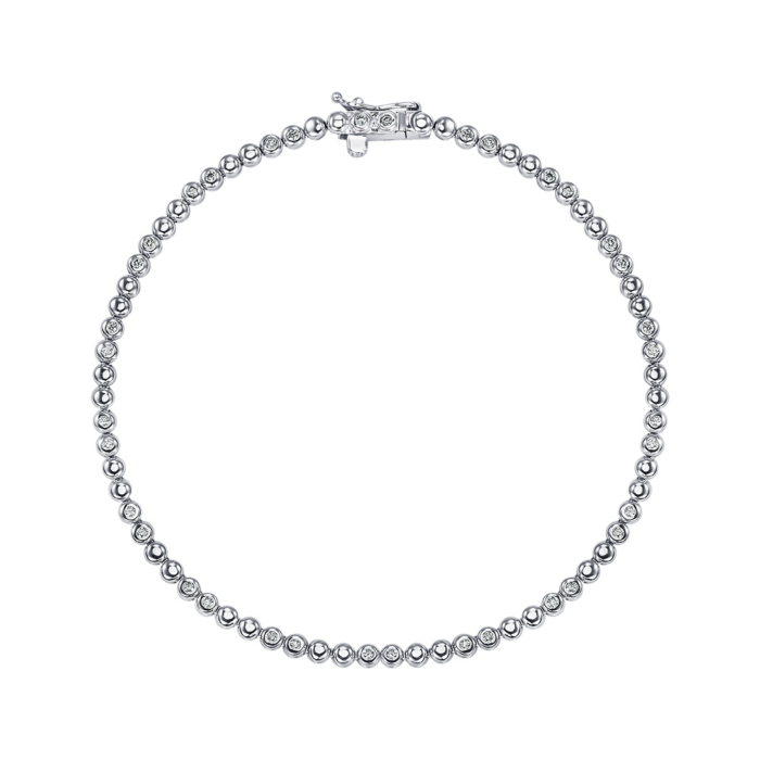 Золотий браслет з діамантами P-10051/02/8582