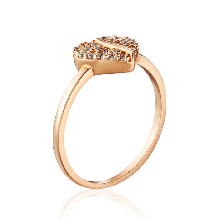 Золота каблучка Серце P-109-R/01/1