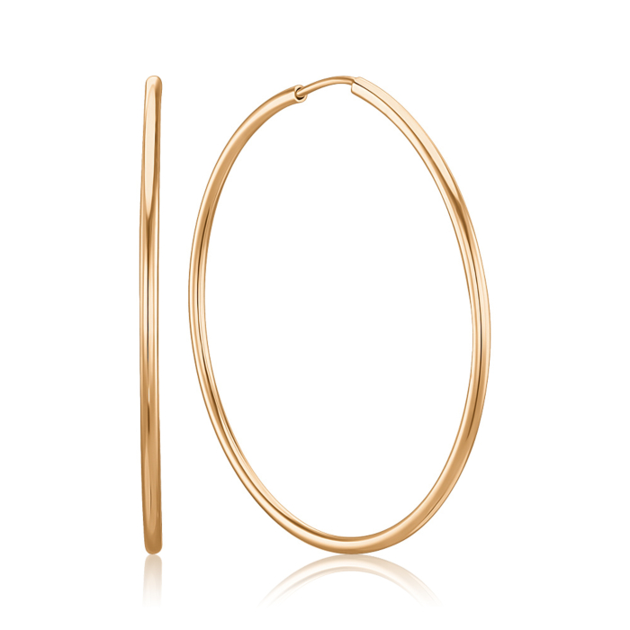 Золотые серьги-конго P-1649-E/01