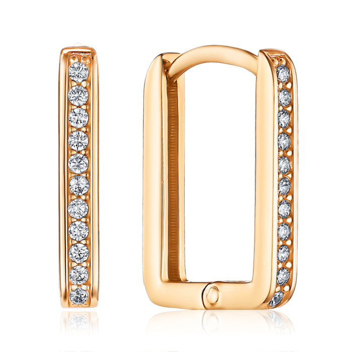 Золотые серьги. Артикул P-1662-E/01/1