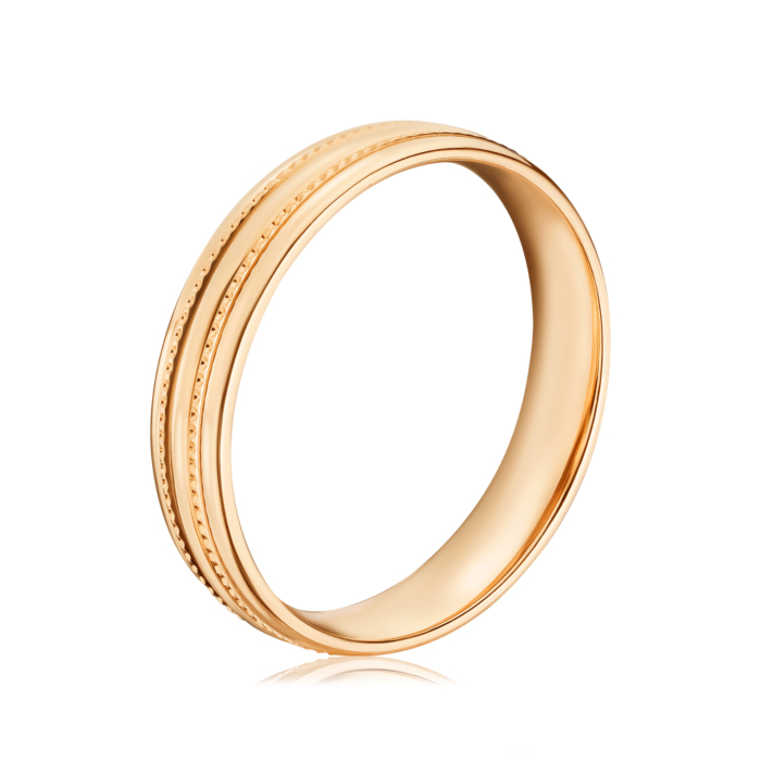 Золота обручка. Артикул P-1758-RR/01