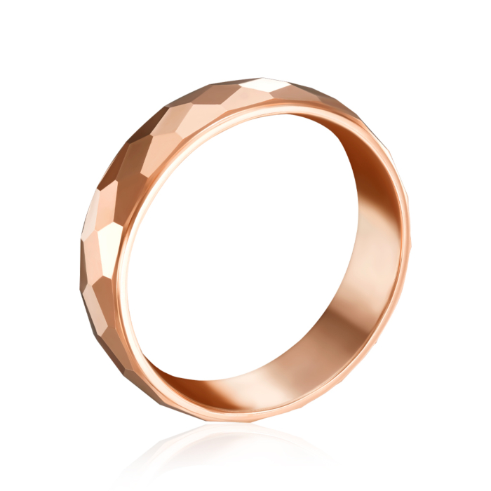 Золотое обручальное кольцо. Артикул P-1722-RR/01