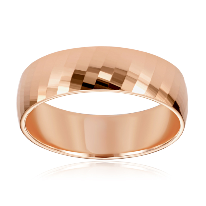 Золота обручка. Артикул P-1728-RR/01