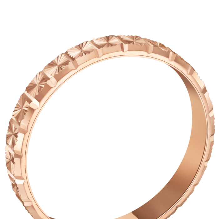 Золотое обручальное кольцо. Артикул P-1762-RR/01