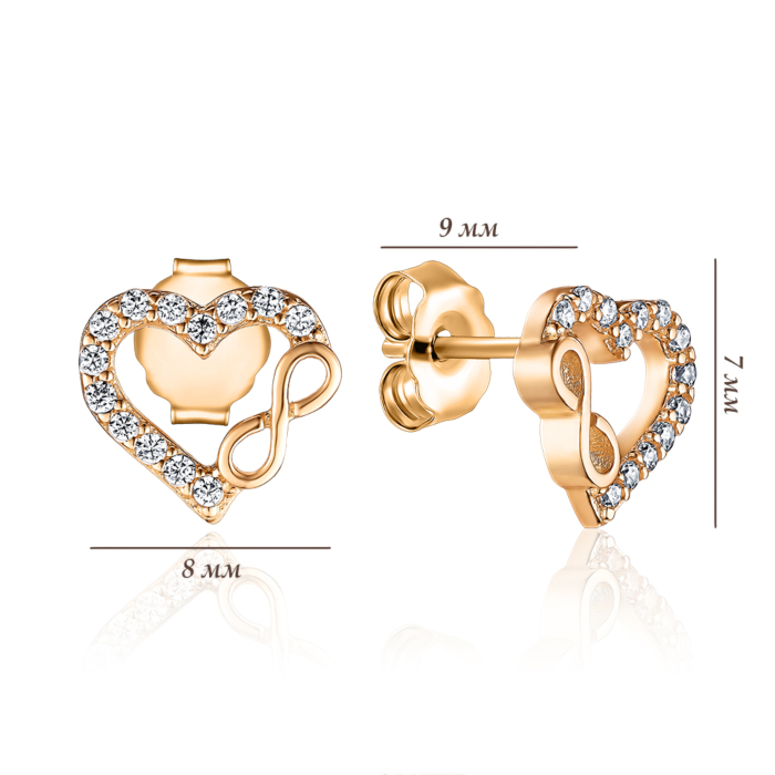 Золотые серьги. Артикул P-1804-E/01/1