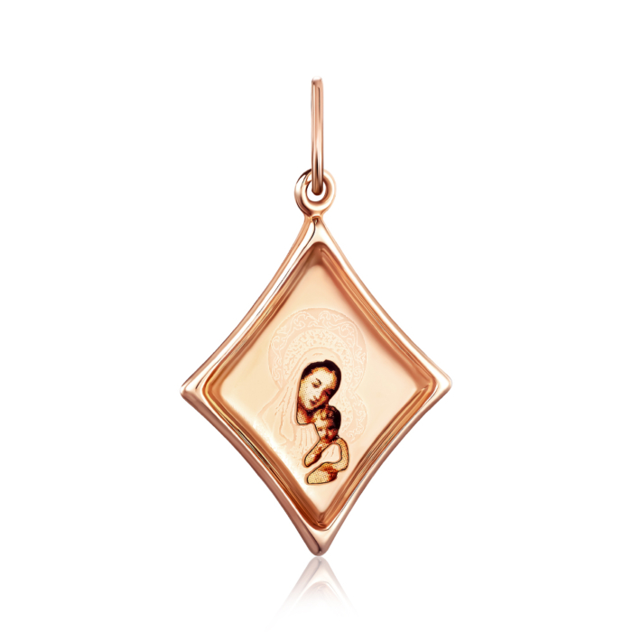 Золота підвіска-ладанка. Артикул P-206-P/01/4531